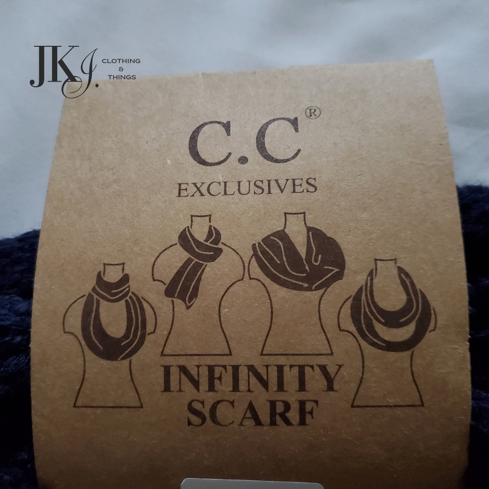 C.C Knit Infinity Scarf - Picture 3 of 3
